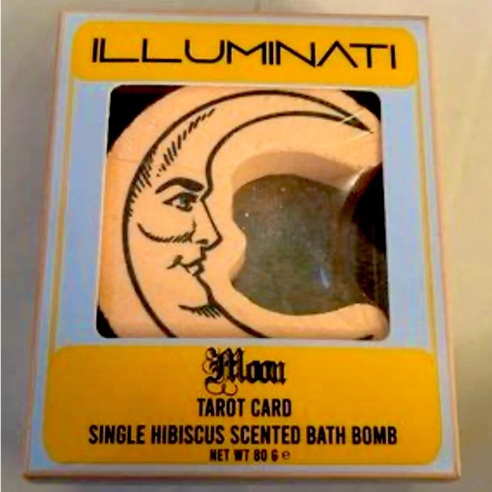 Illuminati Bath Bombs Set of 2 - Includes Tarot Cards and BEST scents & fizz!